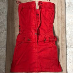 Red Jean Dress